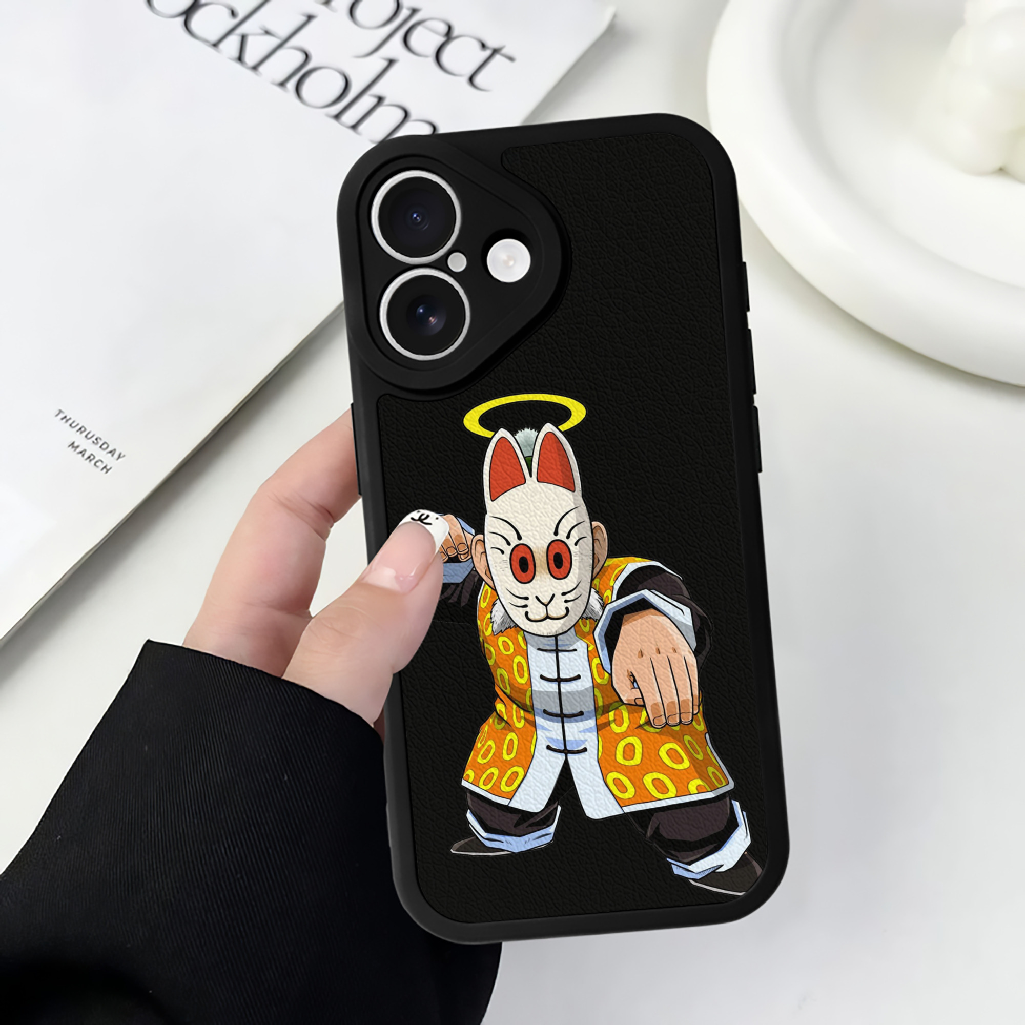 （画像用） ドラゴンボール DRAGON BALL 【iPhone 16シリーズ対応】シリコンスマホケース（レザー調） 材質：シリコン